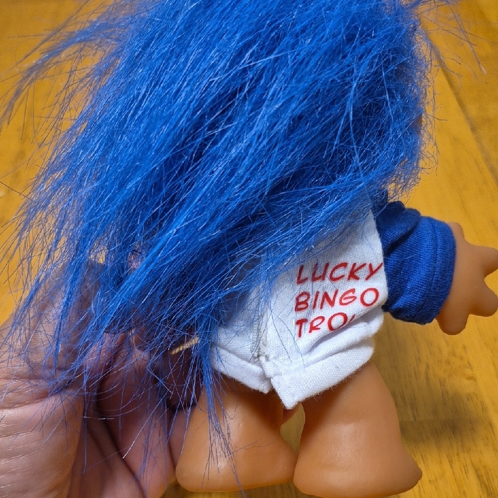 Blue-Haired Troll Doll Action Figure - Picture 2 of 5
